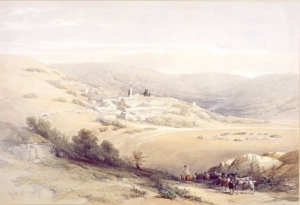 Nazareth, 1842, painting by David Roberts