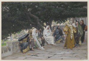 Teachers of the Law tempt Jesus