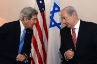 US Secretary of State John Kerry, with Israeli PM Netanyahu.
