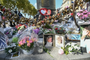 A 20th anniversary memorial to Diana.