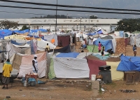 Homeless Haitians in the aftermath of the 2010 earthquake