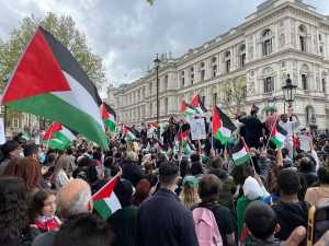 Pro-Palestinian demonstration in London 