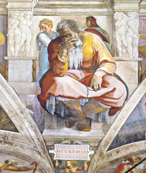 Jeremiah, as depicted by Michelangelo