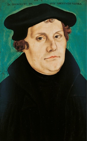 Martin Luther, by Lucas Cranach the Elder (1472-1553)