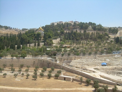 Mount of Olives, the location of Zechariah&#039;s prophesied earthquake