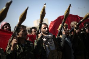 Houthi rebels in Yemen, warring against the Saudis.