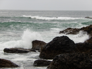 Luke 21:25 - Antrim coast, NI. 