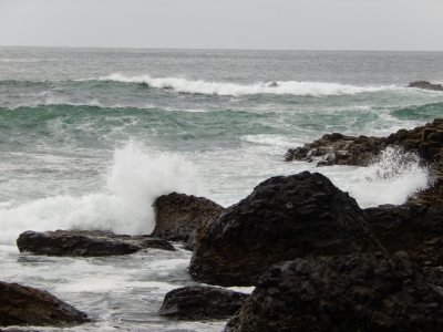 Luke 21:25 - Antrim coast, NI. 