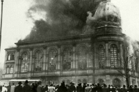 Börnerplatz synagogue burning - Kristallnacht 1938