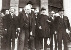 Delegates of the 1920 San Remo conference, including David Lloyd-George.