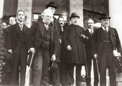 Delegates of the 1920 San Remo conference, including David Lloyd-George.