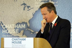 David Cameron during his speech this week on EU reform.